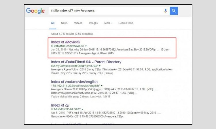 oneclick download hack directly from google search