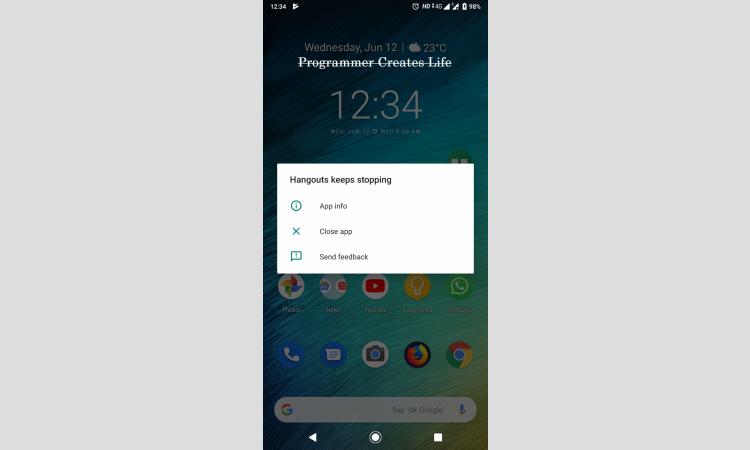 tricks to fix android apps crashing